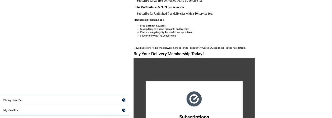 GCSU Max (GCSU Maxwell Student Union) Menu