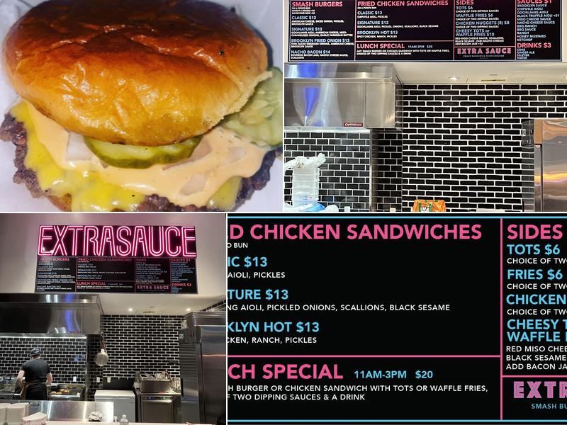 Extra Sauce Menu