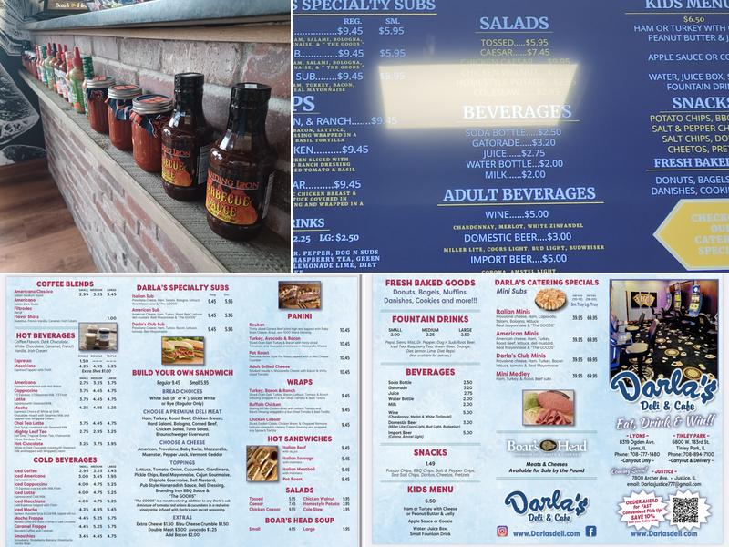 Darla's Deli & Café of Lyons Menu