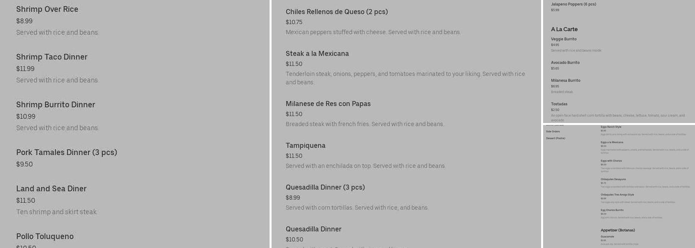 Maurices Signature Cheesecakes Menu