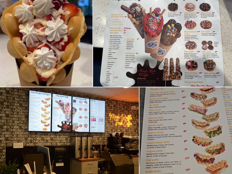 Magic Waffle Menu