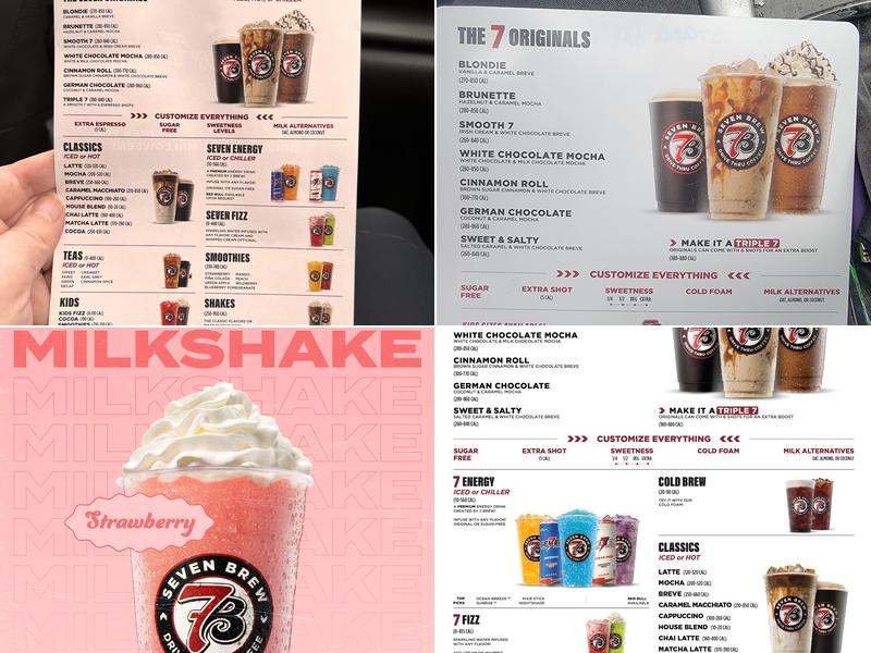 7 Brew Coffee Menu