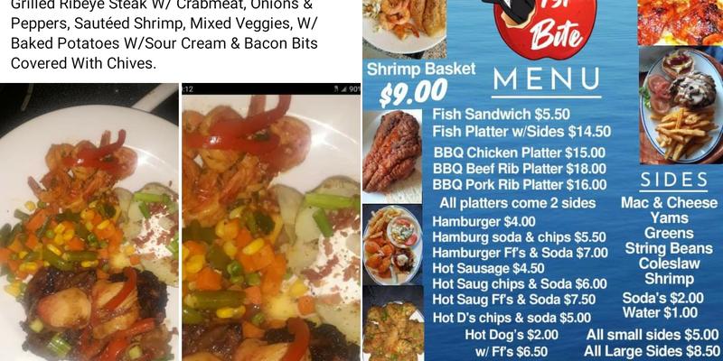 Pop's Seafood Specialties LLC Menu