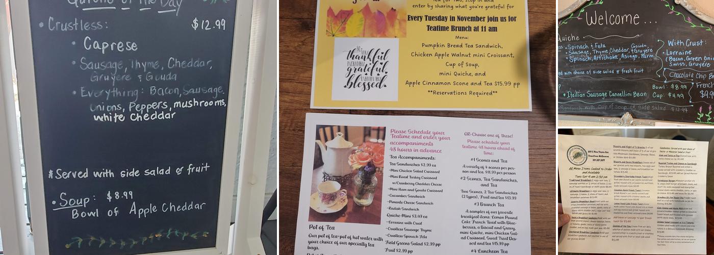 Harvest Thyme Kitchen Menu