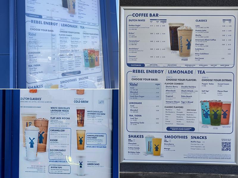 Dutch Bros Coffee Menu