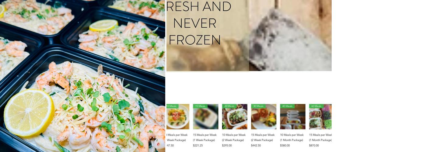 Nutri Muscle Meals - Meal Delivery Service Menu