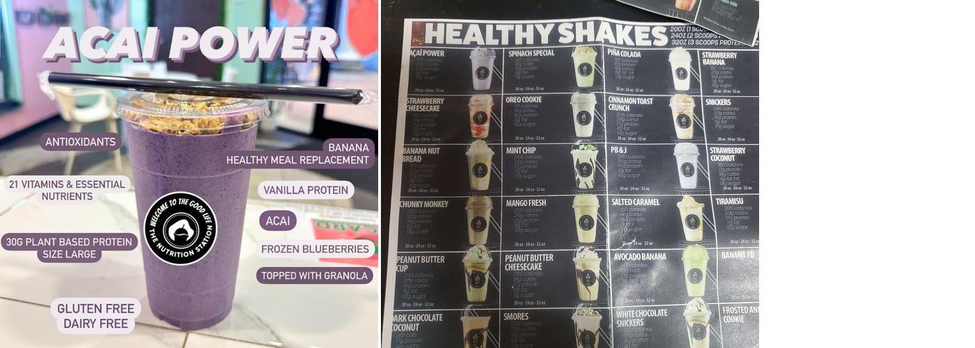 The Nutrition Station Menu