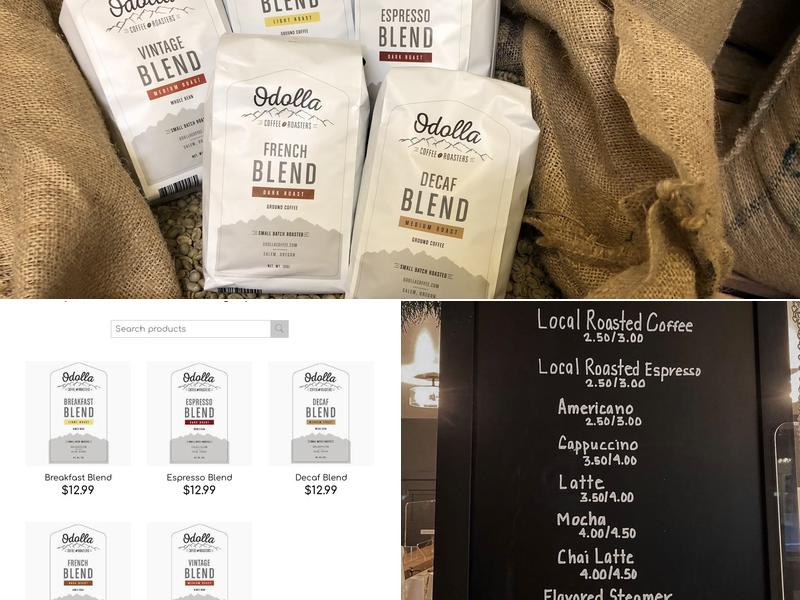 Odolla Coffee Roasters Menu