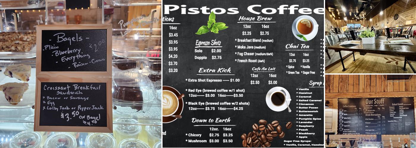 Pistos Coffee Menu