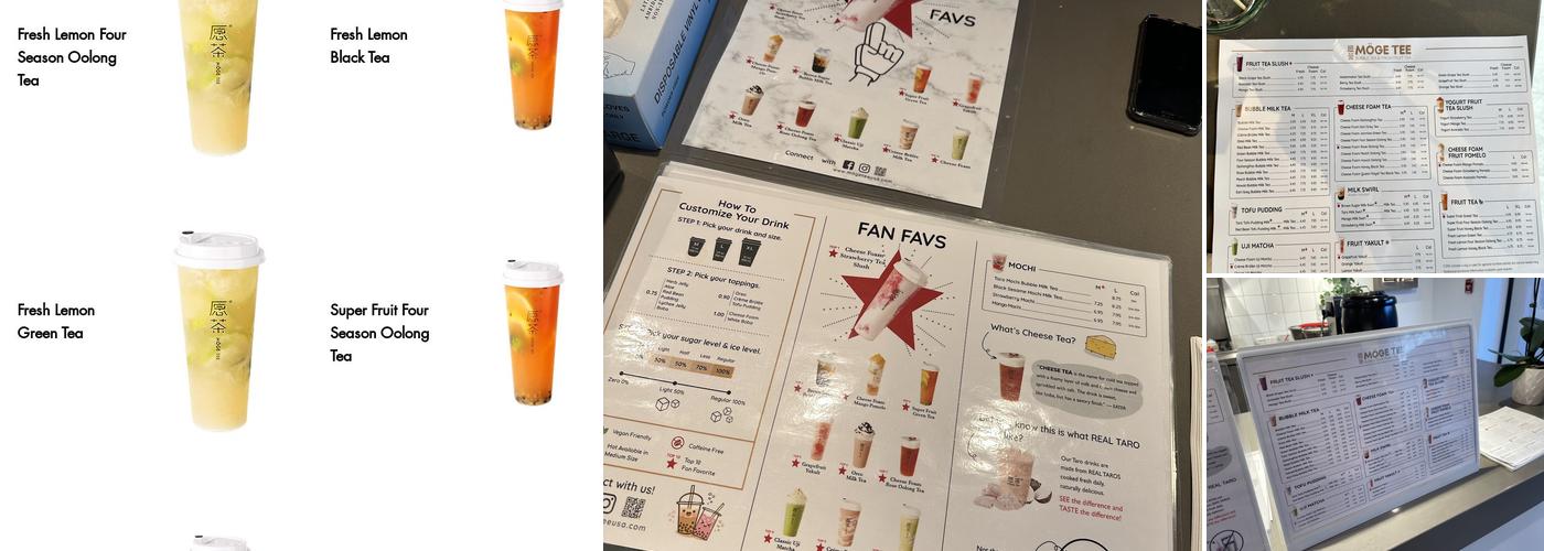 Möge Tee Harvard Square Menu