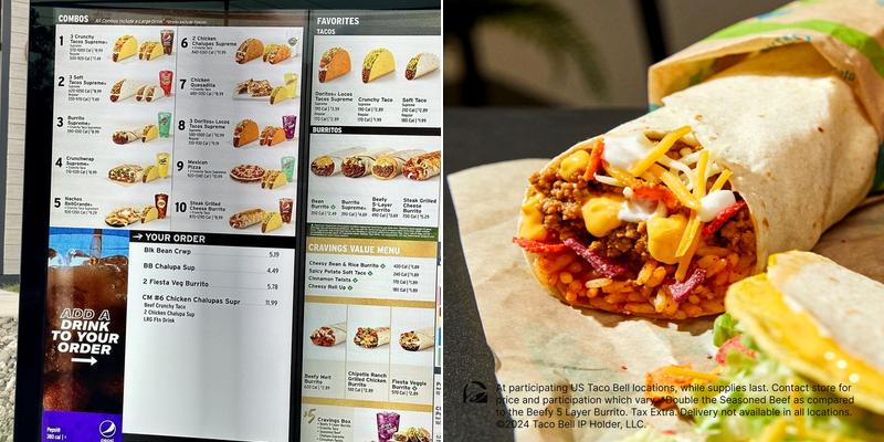 Taco Bell Menu