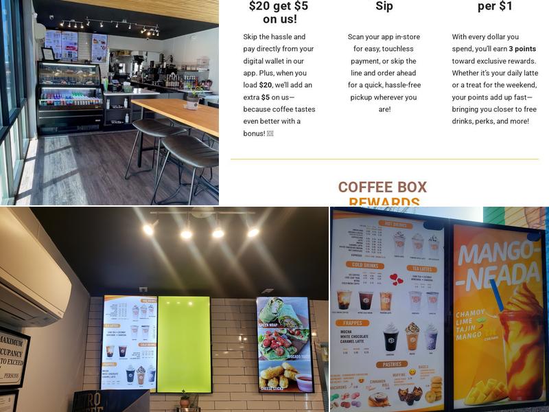 Coffee Box Menu