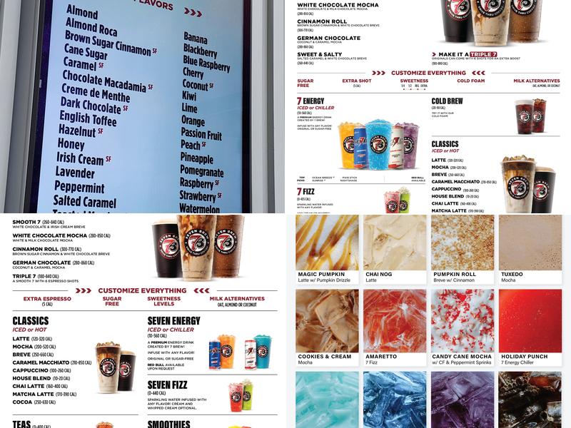 7 Brew Coffee Menu