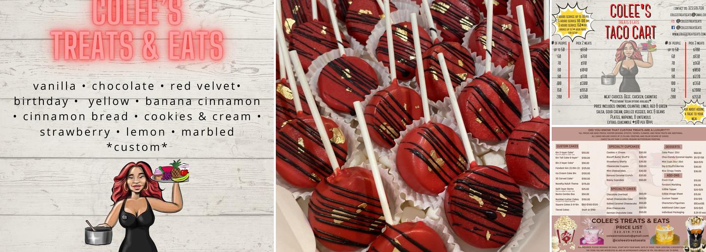 Colee's Treats & Eats Menu