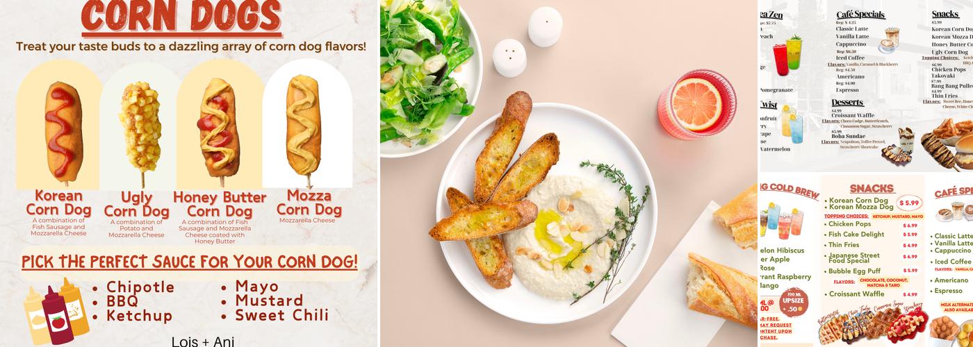 Lois + Ani Tea Shop Menu