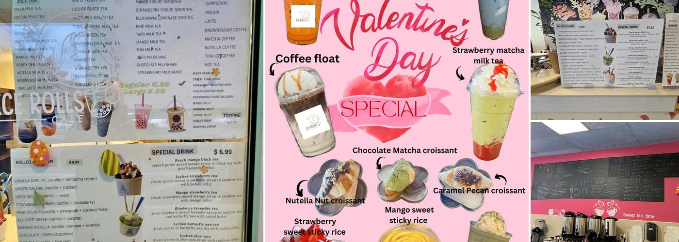 Ice rolls cafe Menu