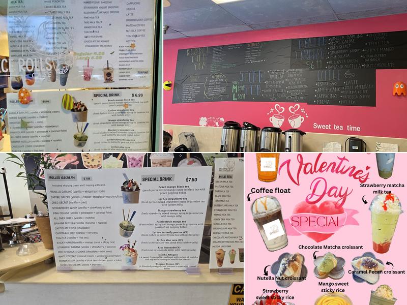 Ice rolls cafe Menu