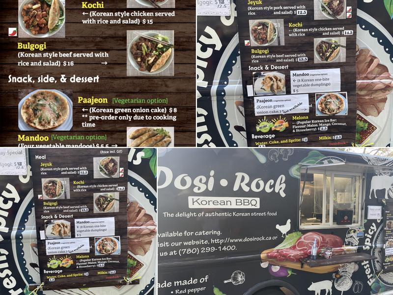 Dosirock Menu