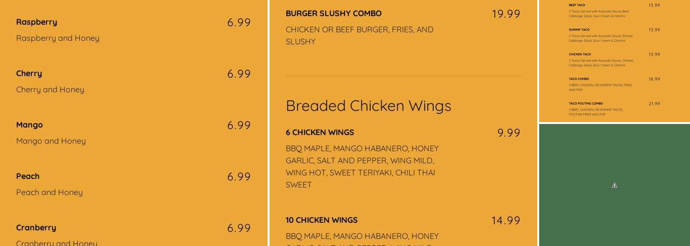 EATeteria Menu