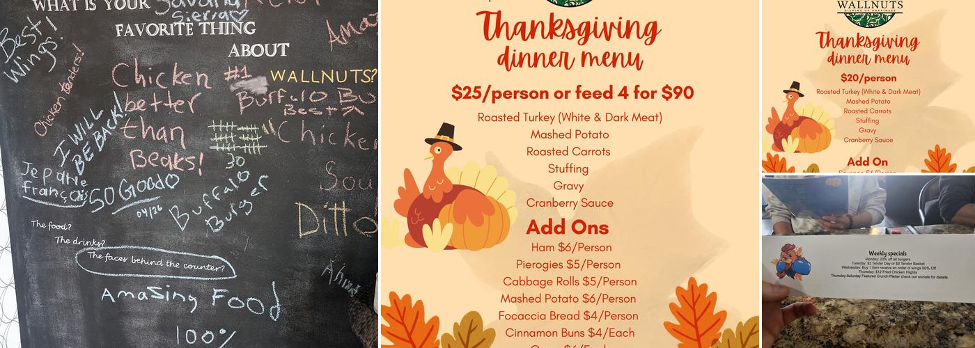 Wallnuts Catering & Cafe Menu