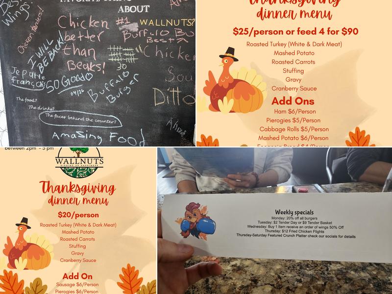 Wallnuts Catering & Cafe Menu