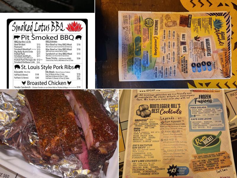 Smoked Lotus BBQ Menu