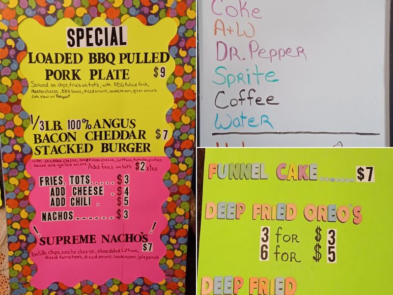 Victoria's Sweets-N-Eats Menu