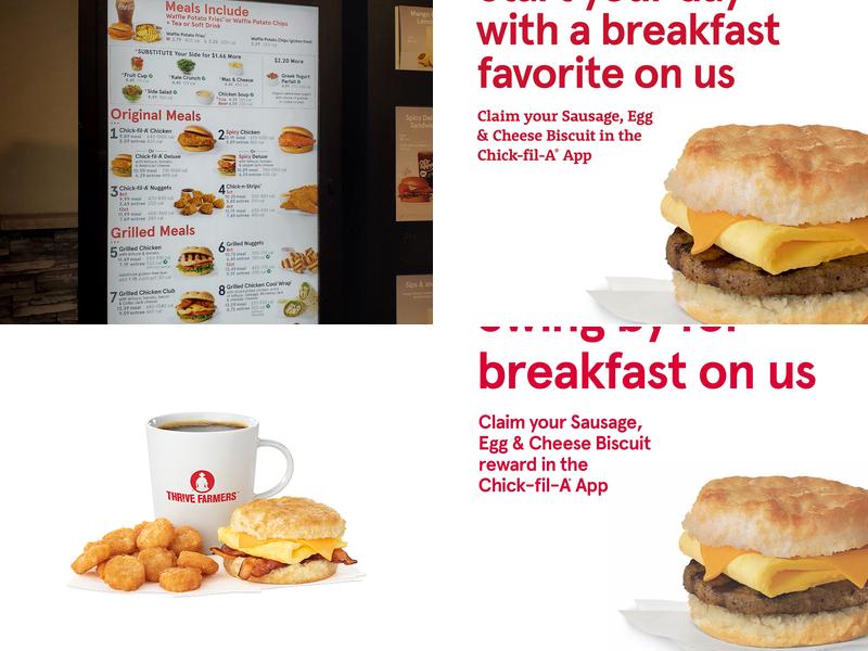 Chick-fil-A Menu