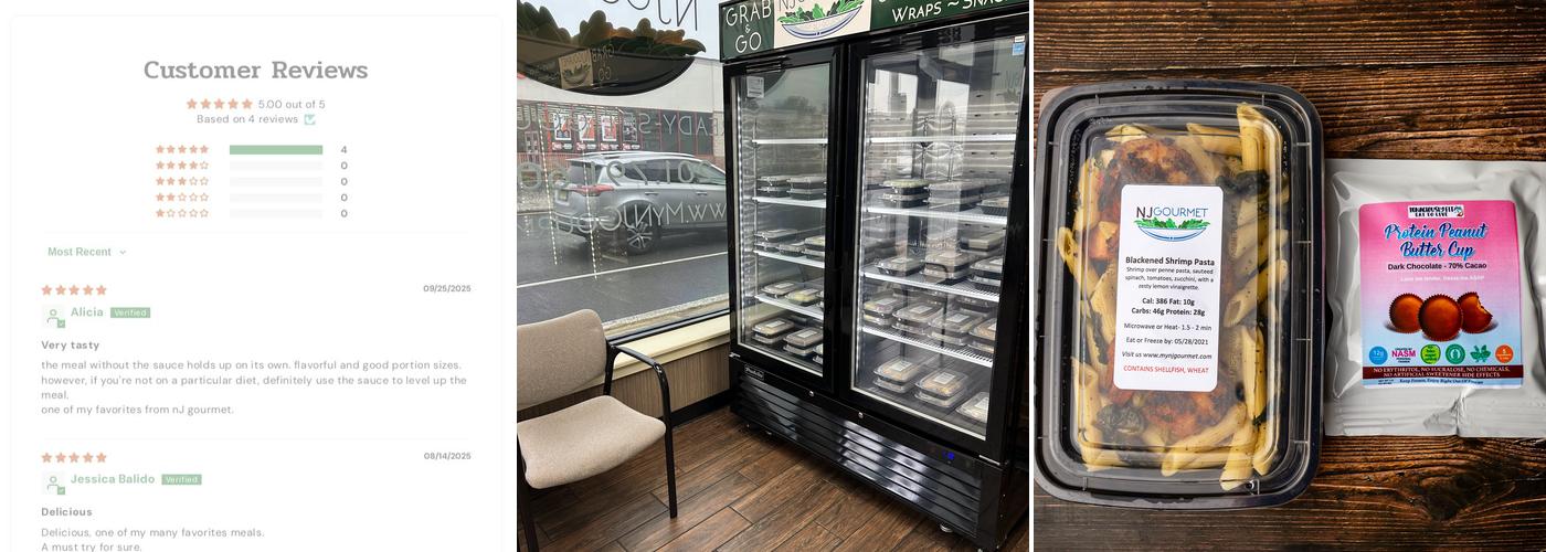 NJ Gourmet Meal Prep Menu