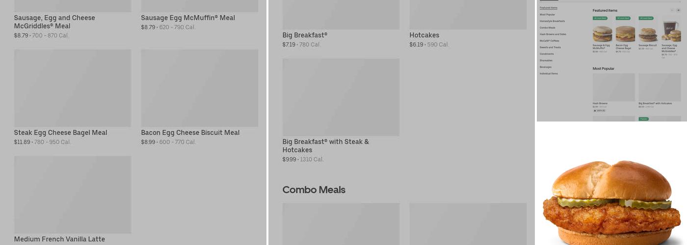 McDonald's Menu