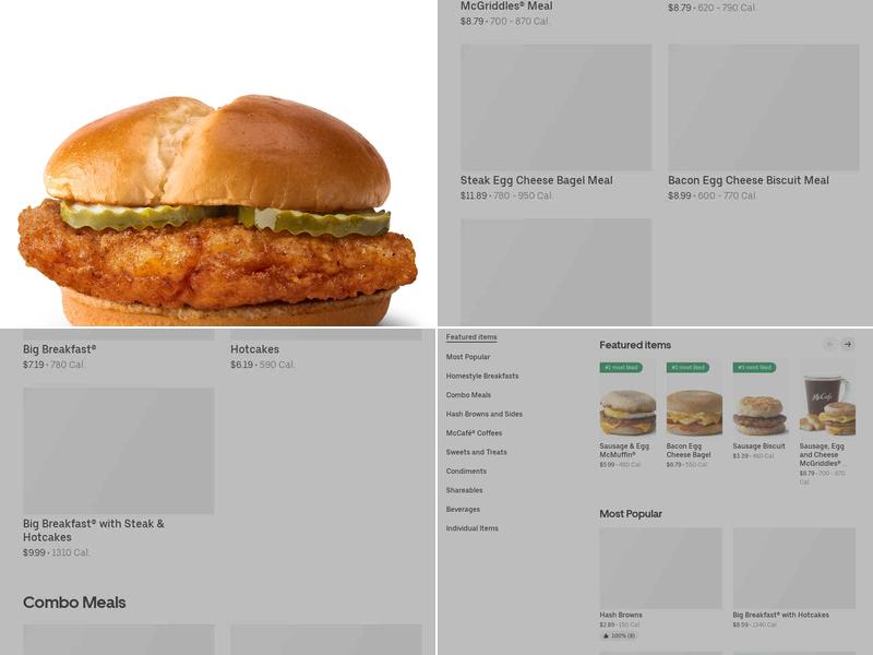 McDonald's Menu