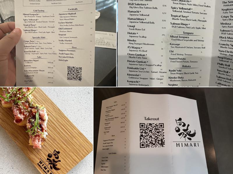 Himari Menu