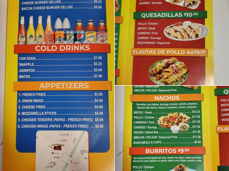 Antojo & Sabor Menu