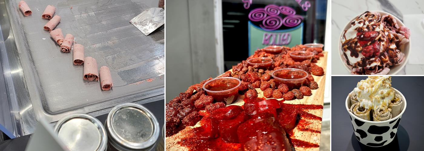 Sweet Swirls Rolled Ice Cream