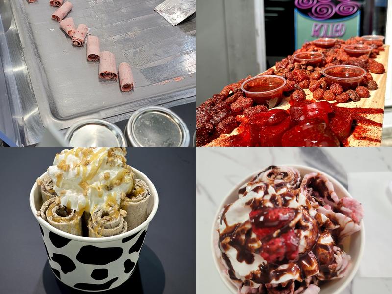 Sweet Swirls Rolled Ice Cream