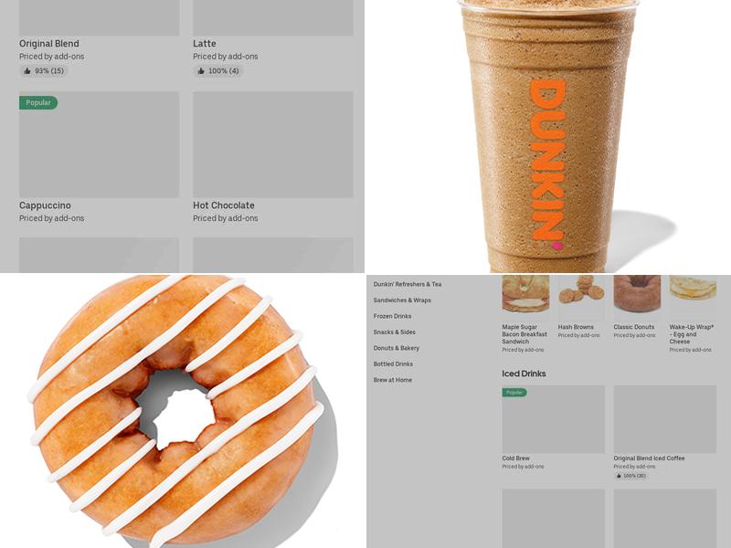 Dunkin' Menu