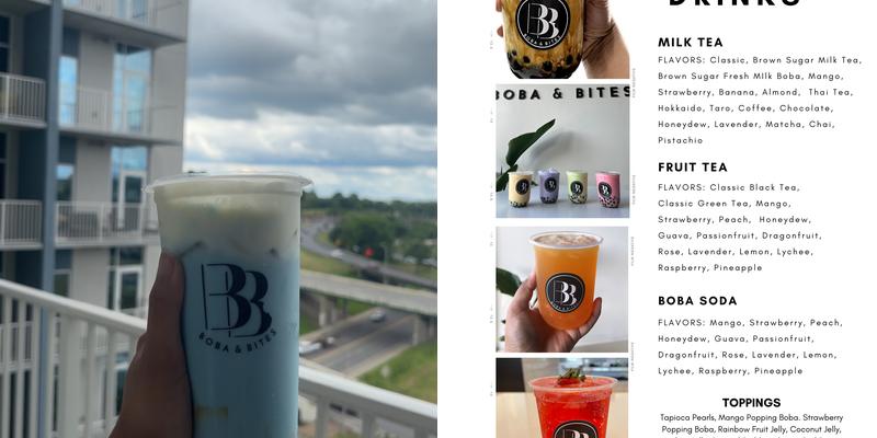 Boba & Bites Menu