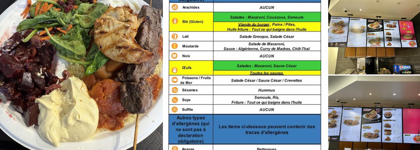 Duplessis's Grill Torino Menu