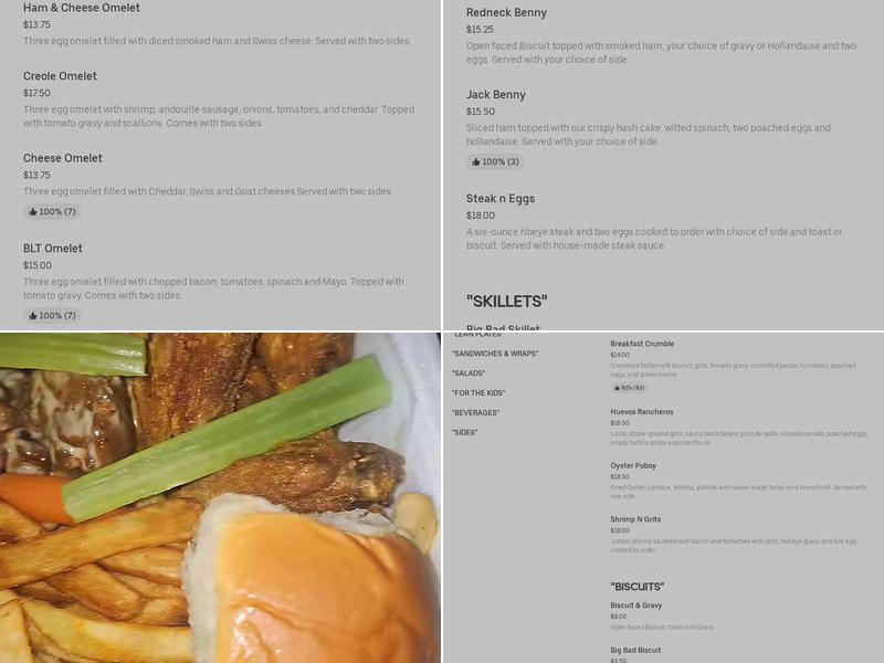Sidewayz Grille Menu