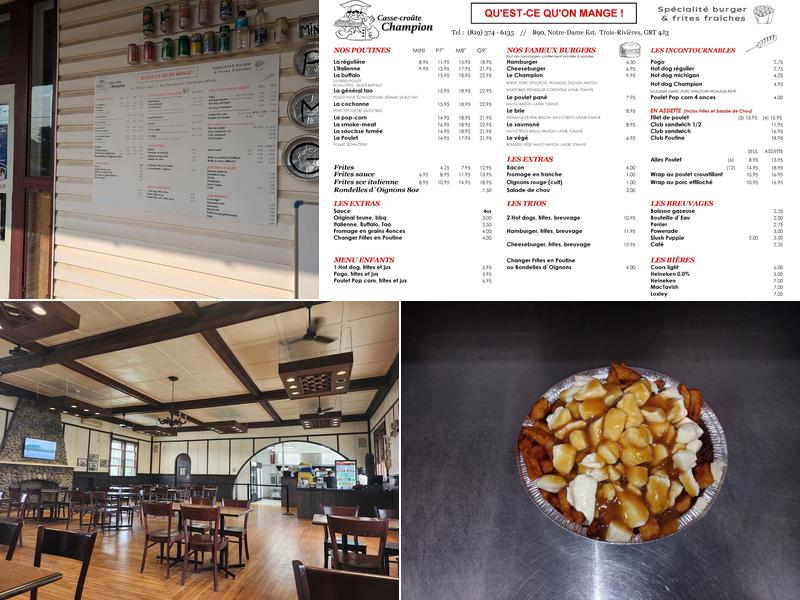 Buffet Champion Enr Menu