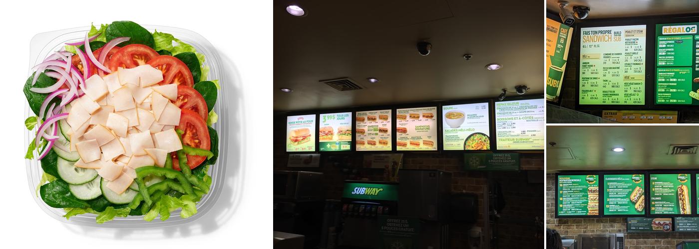 Subway Menu