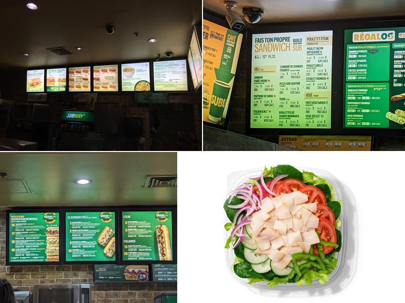 Subway Menu