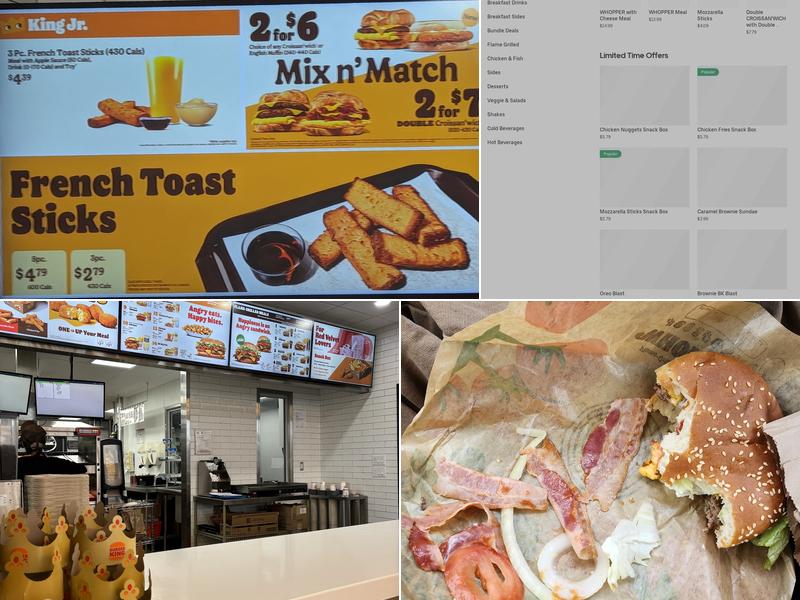 Burger King Menu