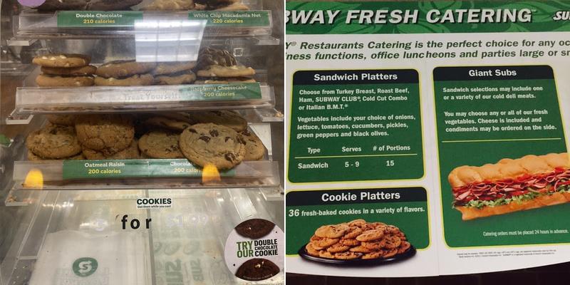 Subway Menu