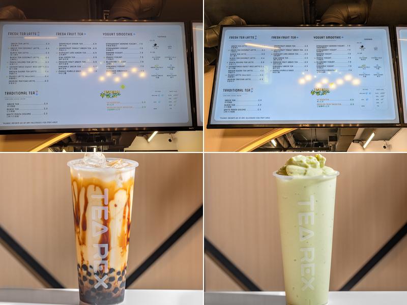 Tea Rex 茶霸霸 Menu