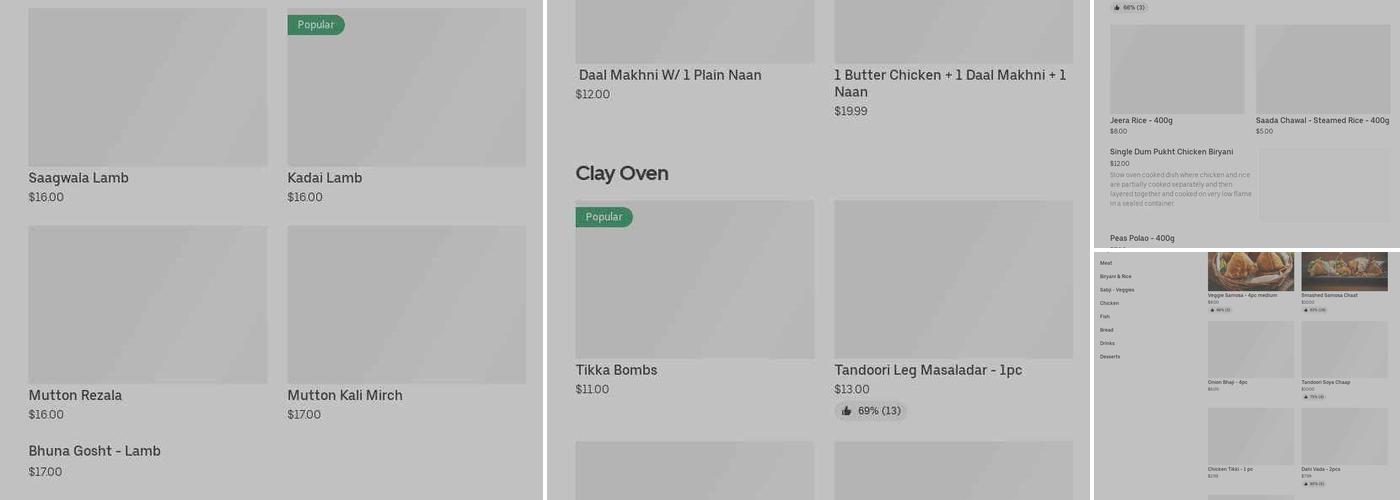 Ghar tak Menu