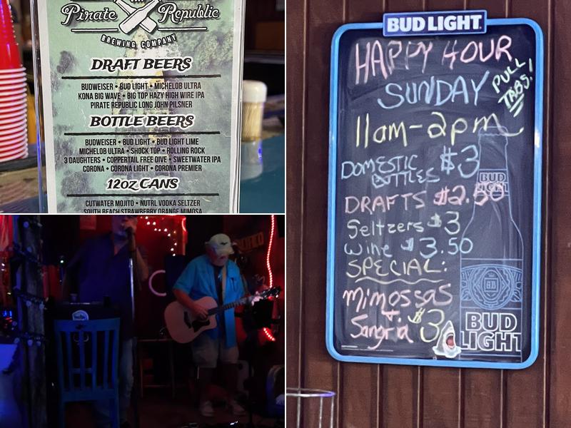 Shipwreck Pub Menu