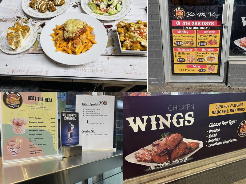 Bite My Wings Menu