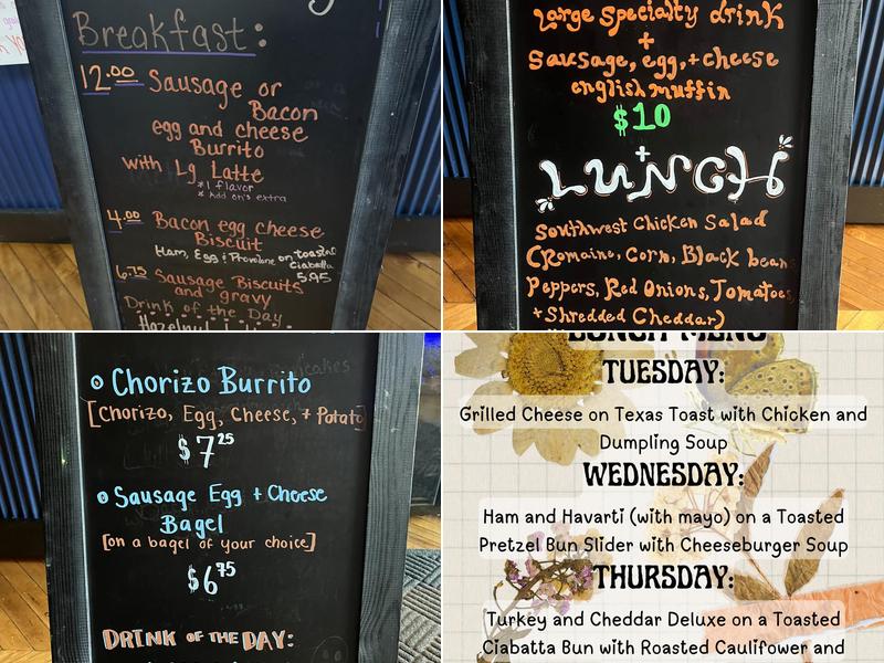 The Chill Bean Coffee House Menu