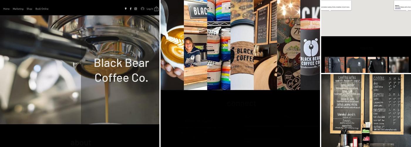 Black Bear Coffee Co. Menu